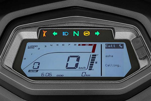 The bike also sports a digital instrument cluster with Bluetooth connectivity option and turn by turn navigation.
