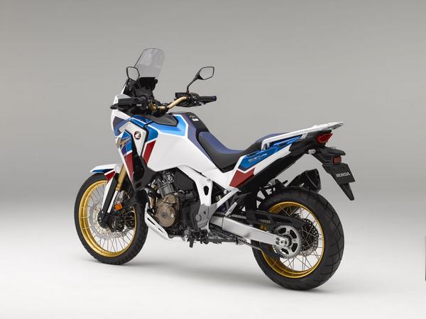 Rear side angle of Honda Africa Twin